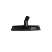 Black vacuum cleaner attachment on a white background