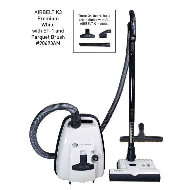 SEBO AIRBELT K3 Canister Vacuum Cleaner with ET-1 Power Head