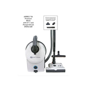 SEBO AIRBELT D4 Premium White Canister Vacuum with ET-1  