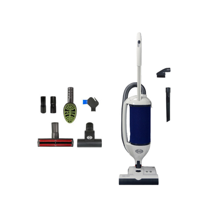 SEBO Dart Pet White/Blue German Made Upright 9855PET