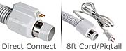 35 ft Corded Electric Central Vacuum Hose for Powered Nozzles