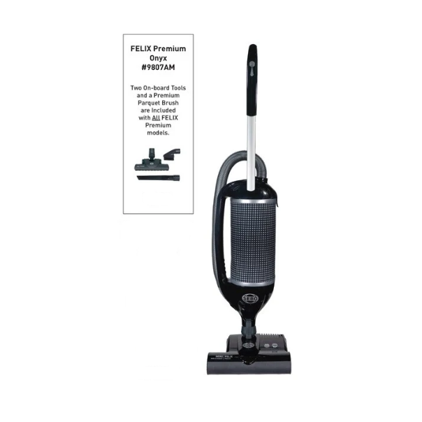 SEBO Felix Premium Onyx Upright Vacuum 9807AM
