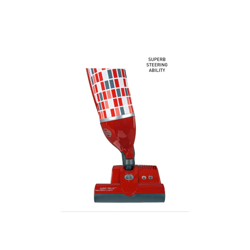 SEBO Felix Premium White Upright Vacuum 9808AM