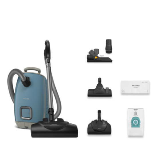 Miele Guard L1 Electro Canister Vacuum — Nordic Blue