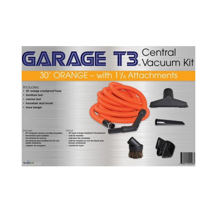 30' Hose Kit Central Vacuum Garage and Utility