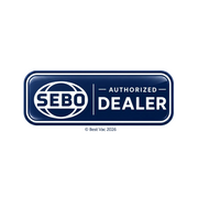 SEBO Authorized Dealer logo on a white background