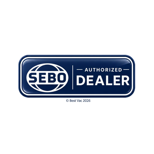 SEBO Authorized Dealer logo on a white background